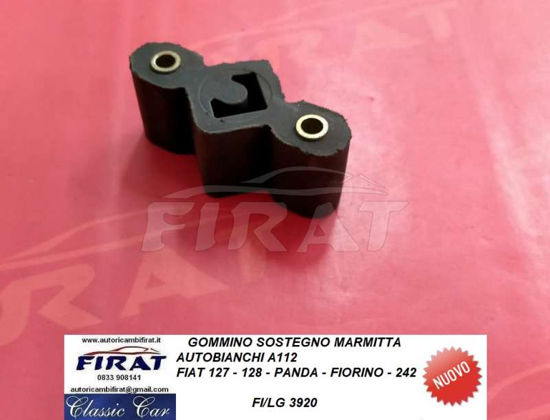 GOMMINO MARMITTA FIAT 127 -128 -PANDA -FIORNO -242- A112 (3920)